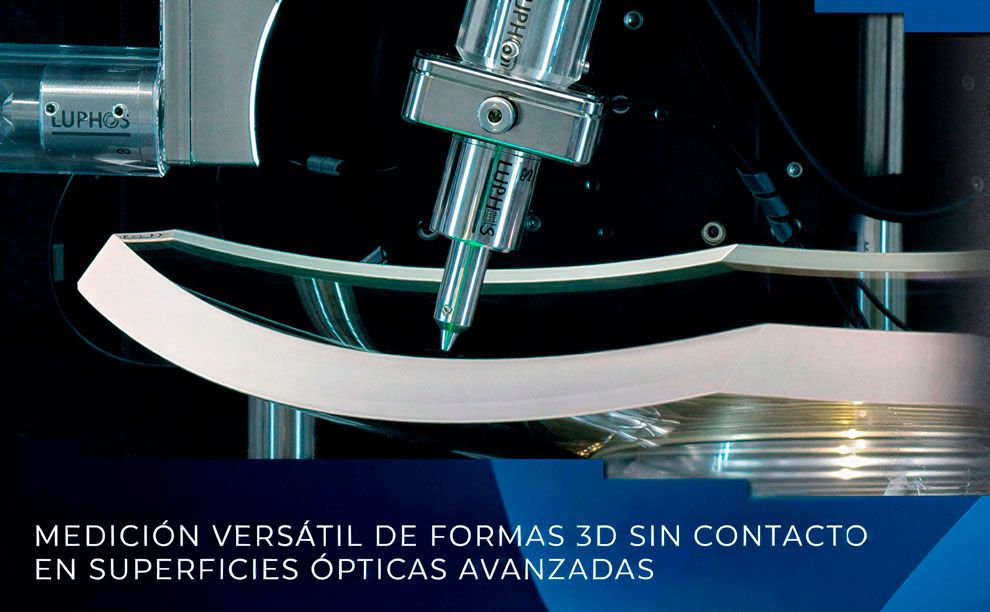 Medición de versátil de formas 3D sin contacto en superficies ópticas avanzadas