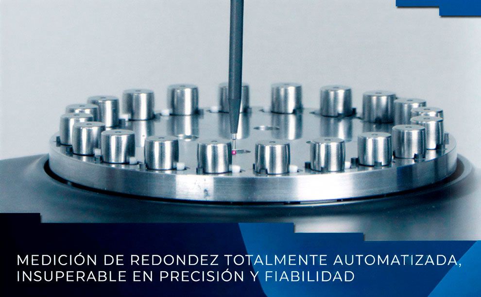 Medición de redondez totalmente automatizada